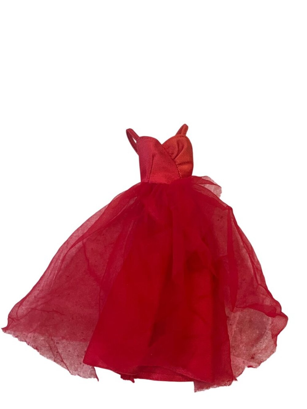 Vintage Barbie Outfit #1955 Paint The Town Red Dress Collectible